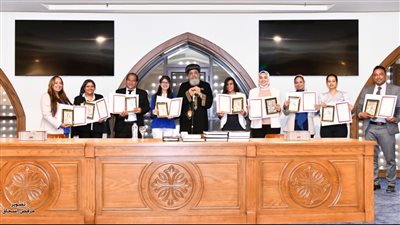 البابا تواضروس الثاني يلتقي الحاصلين على الماجستير والدكتوراه في الدراسات القبطية