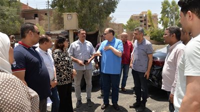 محافظ أسيوط يتفقد أعمال رصف الطريق الزراعي بمركز ساحل سليم ويوجه بسرعة نهو الأعمال