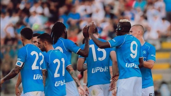 فريق نابولي من مباراة