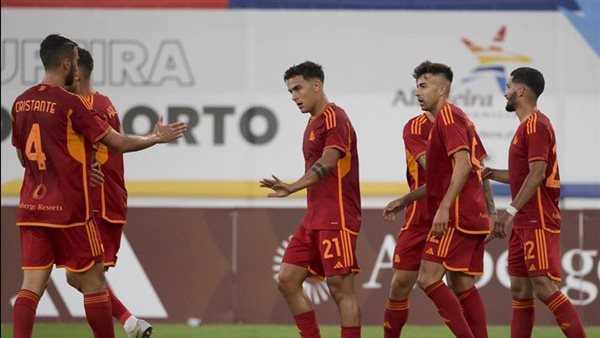 فريق روما من مباراة