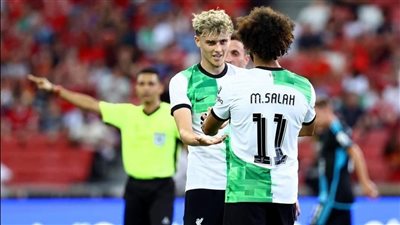 محمد صلاح يتألق في فوز ليفربول على ليستر سيتي برباعية وديا 