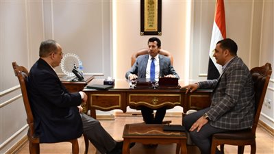 وزير الرياضة يستقبل رئيس اللجنة البارالمبية لبحث عدد من الملفات المهمة