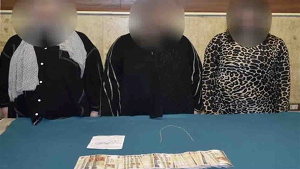 المتهمين والمضبوطات