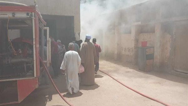 حريق مستشفى دشنا