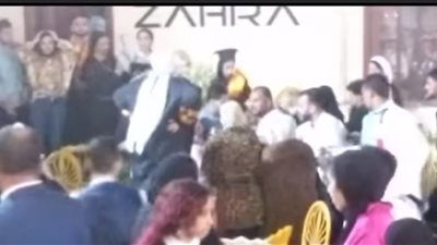 تجارة طنطا عن مشاجرة حفل التخرج: غير تابع للكلية 