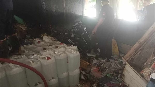 حريق مستشفى دشنا