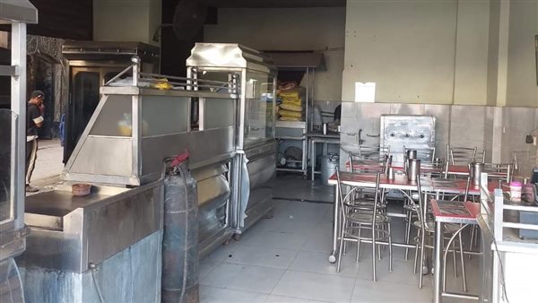 غلق وتشميع مطعم مشويات