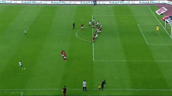 لقطة هدف المصري الملغي