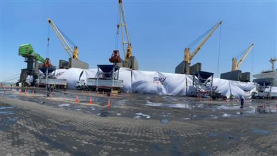 نجاح تفريغ 9 آلاف طن يوميا من الفحم لحمولة 50 ألف طن بميناء شرق بورسعيد |صور 