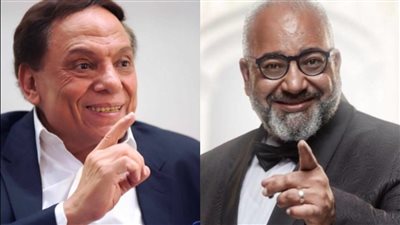 رمز للفن والفنانين.. بيومي فؤاد يطمئن الجمهور على حالة عادل إمام الصحية