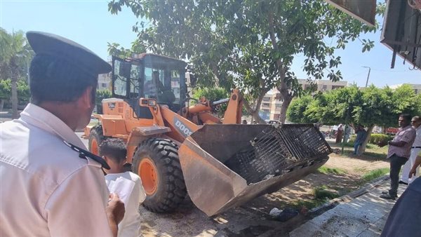 جانب من إزالة التعديات