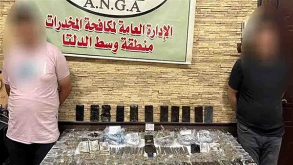 المتهمين والمضبوطات