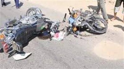 مصرع طالب وإصابة صديقه في حادث تصادم موتوسيكل بالدقهلية