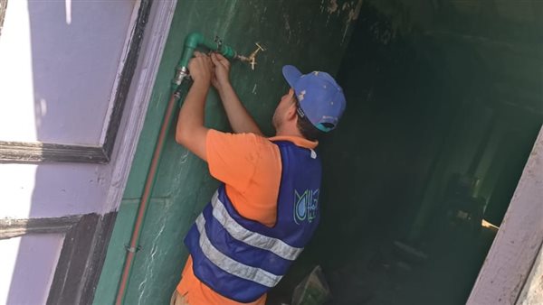 توصيل المياه للأسر