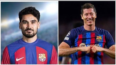 ليفاندوفسكي وجونودجان يقودان تشكيل برشلونة لموجهة خيتافي بالدوري الإسباني