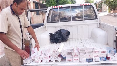 تموين الإسكندرية: ضبط سجائر مهربة جمركيا في العجمي