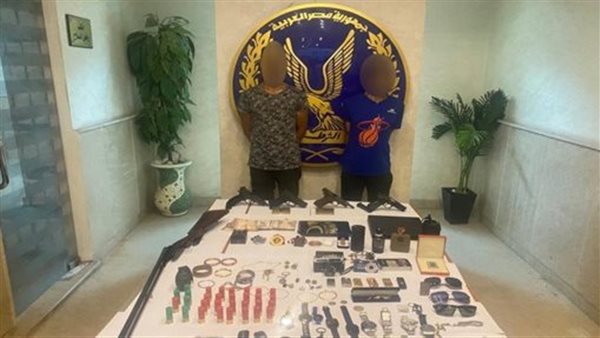 المتهمين والمضبوطات