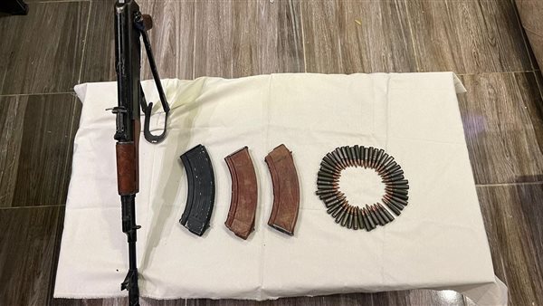 السلاح المضبوط 