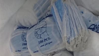 ضبط 1700 كمامة و”جوانتي” تم حجبها عن المواطنين فى سوهاج