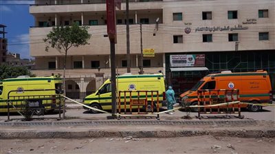 بعد استقرار حالتهم.. تحويل 11 مصاب بكورونا من الحجر الصحي بكفر الزيات للمدينة الجامعية