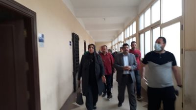 وكيل صحة كفر الشيخ تتفقد المدينة الجامعية قبل تحويلها للعزل الصحي (صور)