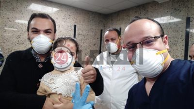 ارتفاع أعداد المتعافين بعد خروج 5 حالات من مستشفى قها للعزل بالقليوبية