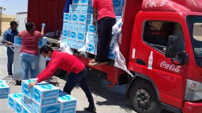 كوكاكولا تدعم الطواقم الطبية بمليون عبوة مياه معدنية ذات تصميم تذكاري