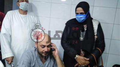 تفاصيل حقن طبيب بالأكسجين المضغوط بعد فقد بصره داخل مستشفى عزل بلطيم