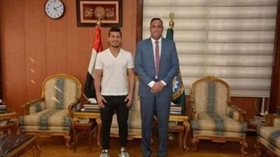 حقيقة إصابة نجم الزمالك بكورونا بعد مخالطته محافظ الدقهلية