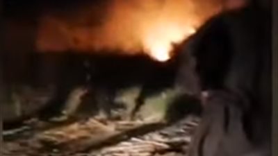 بينهم 4 أطفال.. إصابة 8 أشخاص بحريق مروع بكفر الشيخ