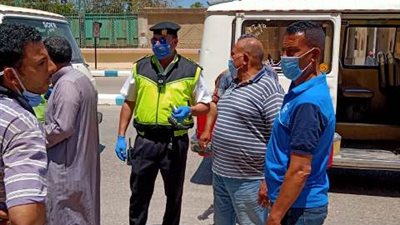 سحب 101 رخصة قيادة بالشرقية بسبب “كمامات كورونا” (صور)