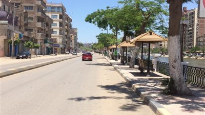 تواجد طفيف للمواطنين على كورنيش النيل بشبين الكوم في أول أيام العيد (صور)
