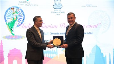 وزير السياحة يشارك في فعالية الترويج السياحي الهندي بالقاهرة | صور