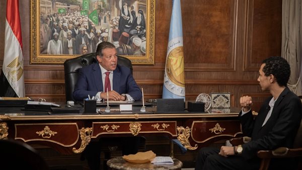 حازم عمر أثناء الحوار