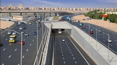 غلق تقاطع الطريق الدائري مع طريق الواحات لتنفيذ الأعمال الخاصة بتوسعة كوبرى 8 بالجيزة