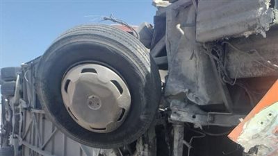 إصابة 47 شخصا في انقلاب أتوبيس على طريق إسكندرية - مطروح الساحلي