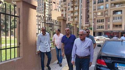 محافظ الجيزة يتفقد أعمال تطوير ميدان الجمهوريات بالدقي