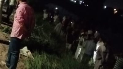 انتشال جثة عروس وشخص آخر إثر انقلاب ملاكي في ترعة بمنشأة القناطر