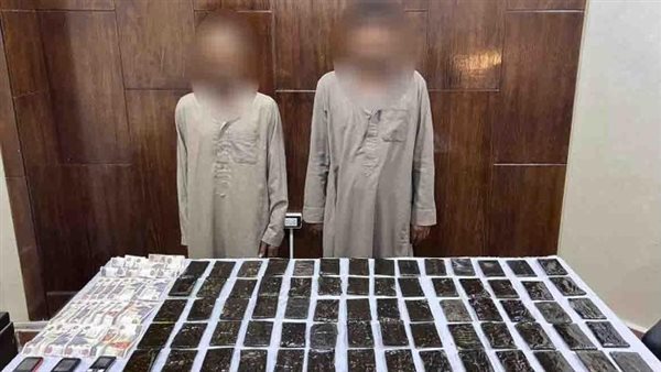 المتهمين والمضبوطات