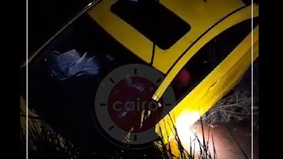 خلال زفة عروسين.. إصابة 4 أشخاص في حادث انقلاب سيارة بمصرف مائي بالغربية | بث مباشر 