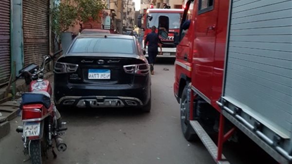 حريق محدود بأحد مغالق