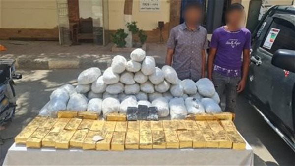 المتهمين والمضبوطات