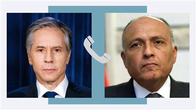 وزير الخارجية يبحث مع نظيره الأمريكي ملفات ثنائية وإقليمية ويؤكدان أهمية التنسيق والتشاور