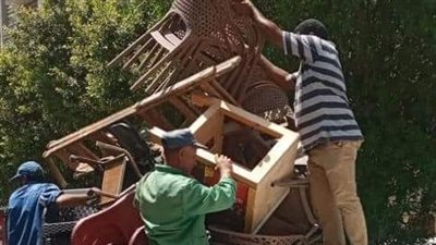 تحرير 195 محضر إشغال في مركزين بالمنيا