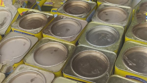 ضبط منتجات غذائية