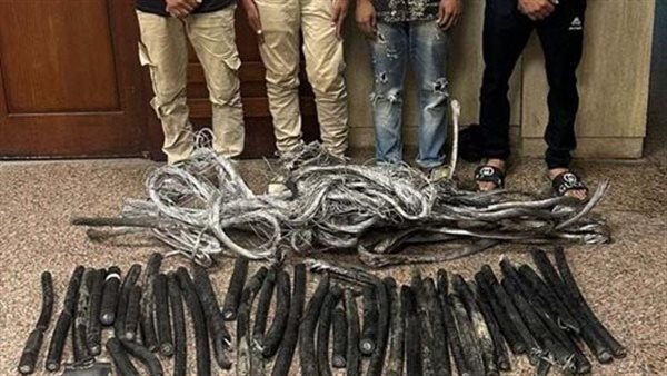 المتهمين والمضبوطات