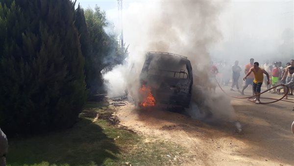 جانب من الحريق 