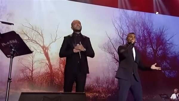 أحمد سعد وتامر عاشور