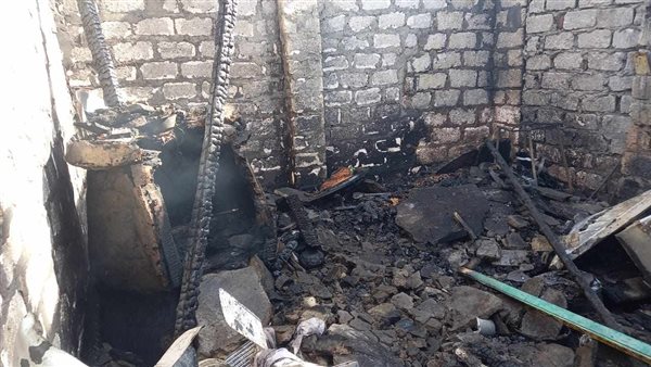 آثار الحريق