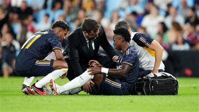 تفاقم إصابة فينيسيوس جونيور مع ريال مدريد.. وغيابه 6 أسابيع
